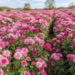 2 Mums Plants Live, Pink Chrysanthemum Plants Live, No Potted, Chrysanthemum Flower Live Plant Garden, 5 to 8 Inc, Mum Live Plant