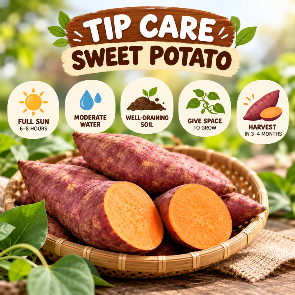Sweet Potato Starter Plant 4-7 Inch Tall, Live Vine for Outdoor Growing