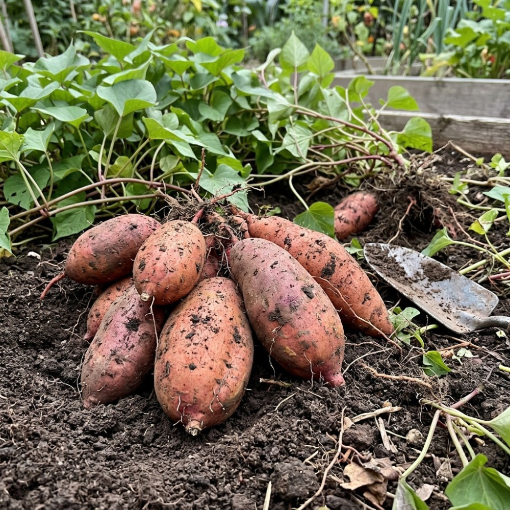 Sweet Potato Plant Live, 4–6 Inches Tall, Edible Vegetable Plant for Home Garden