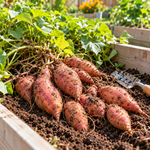 Sweet Potato Plant Live, 4–6 Inches, Edible Sweet Potato Vegetable Plant for Outdoor Growing