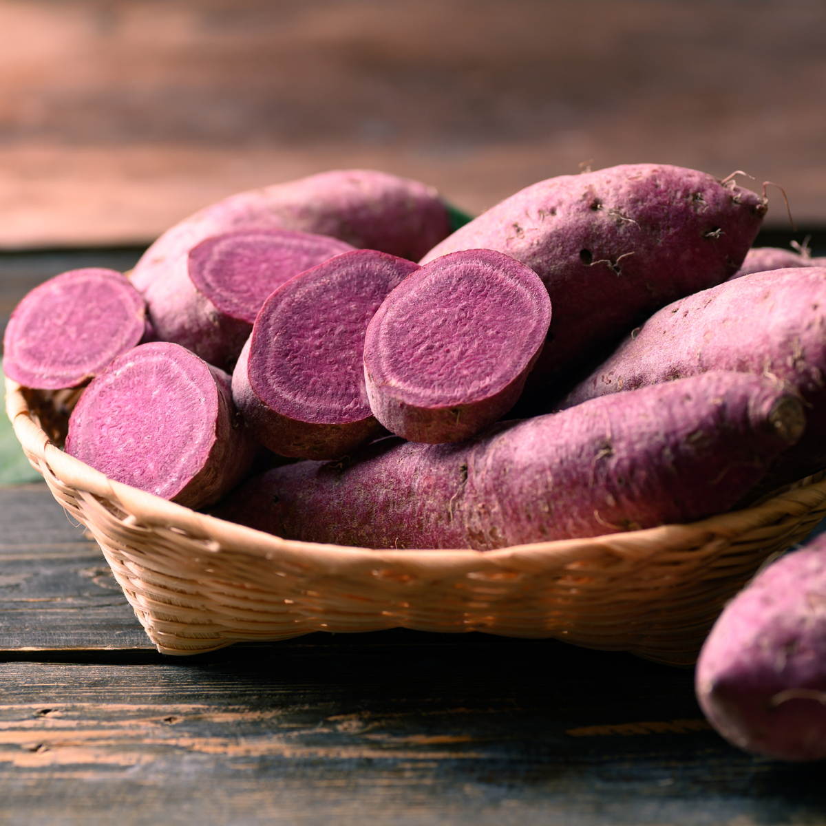 10 Live Okinawa Purple Potato Plants, Purple Potato Plants for Home Vegetable Gardens and Backyard Growing, Warm Season Planting Starts for Garden Beds and Sunny Locations