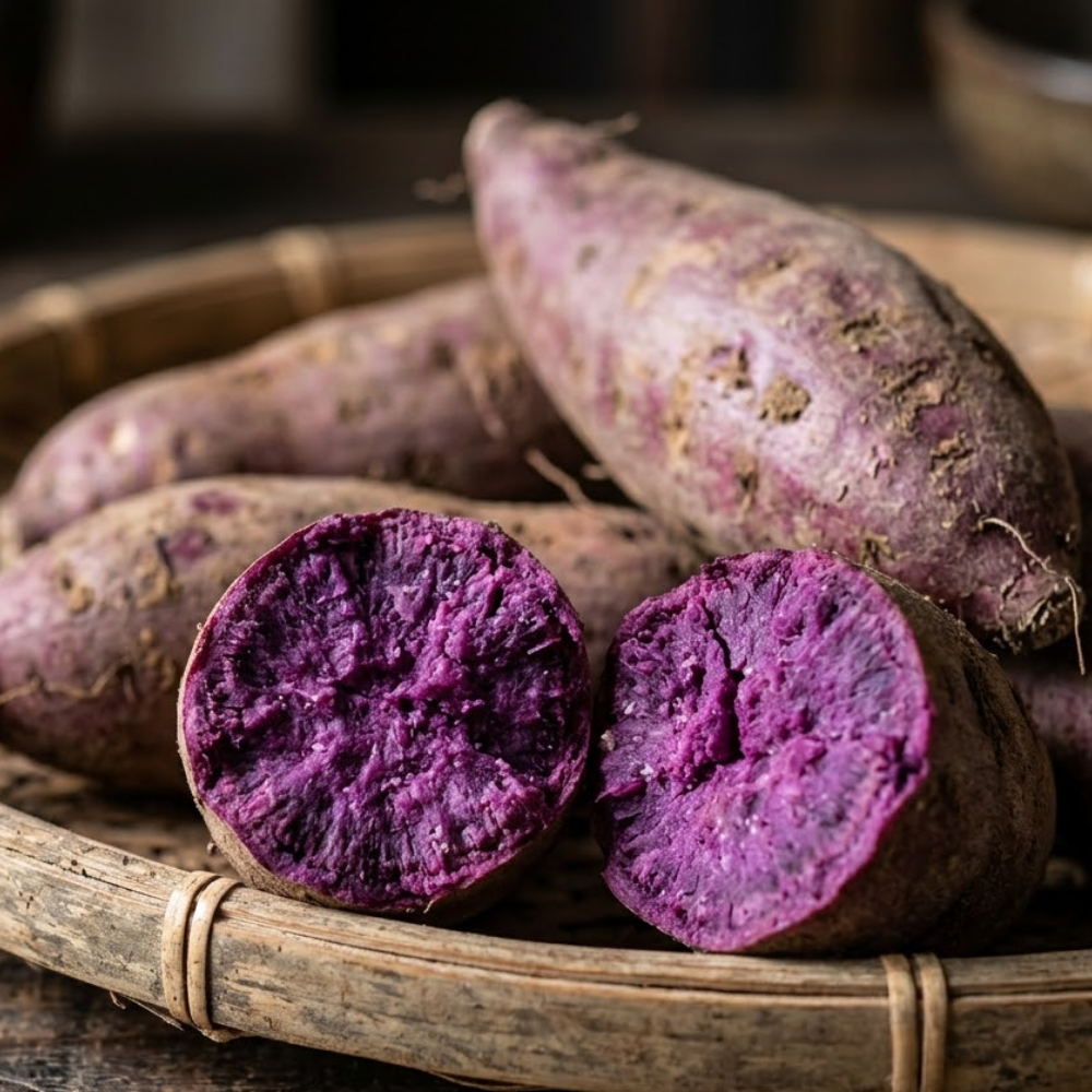 Purple Sweet Potato Live Slips, Set of 10 for Garden Planting, Sweet Potato Plant