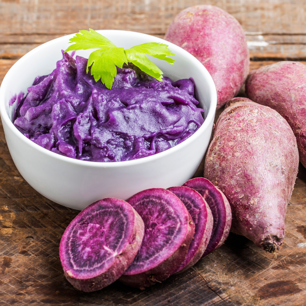 Purple Sweet Potato Live Slips, Set of 10 for Garden Planting, Sweet Potato Plant