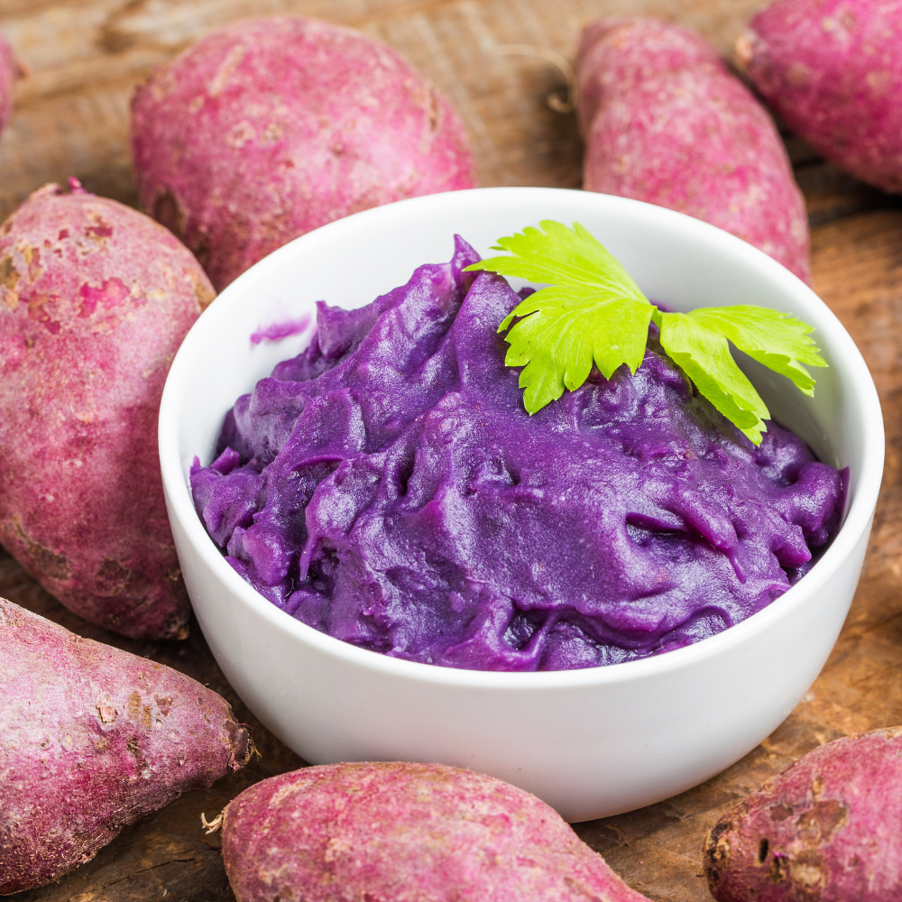 10 Purple Potato Slips Live Plants, Sweet Potato Garden Starters, Vegetable Plant