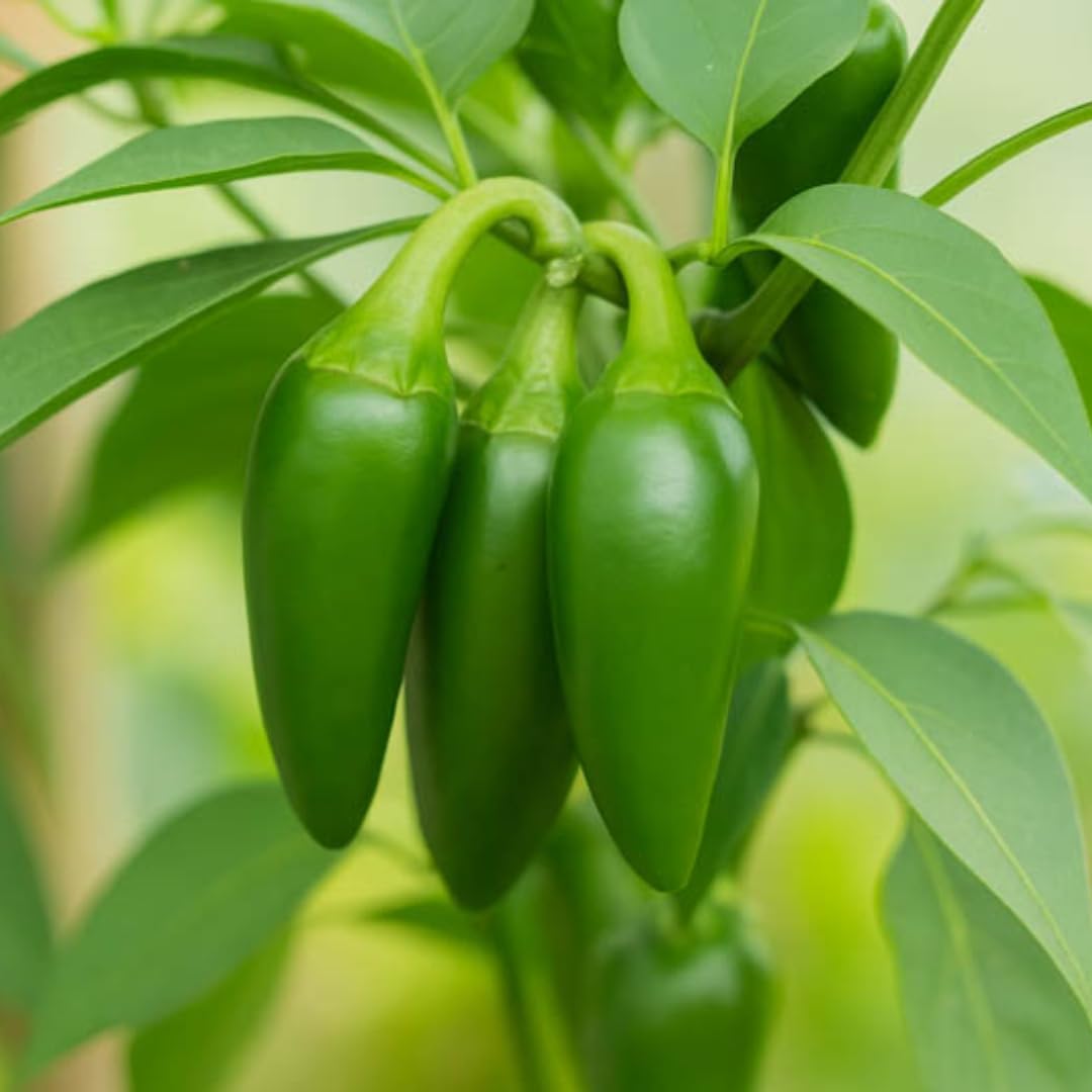 2 Jalapeno Pepper Live Plants Per Pot, 80 Days Old Pepper Plant Well Rooted Seedlings, Hot Peppers Plants for Year Round Harvesting, No CA