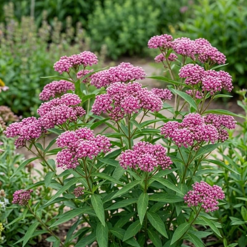 3 Pink Milkweed Plant Live, Asclepias Tuberosa Butterfly Bush, 4-8"