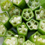 Okra Vegetable Plants Live, 3–5 Inch Tall, Green Okra Plants for Backyard Garden, Seedlings Grow Indoor Outdoor