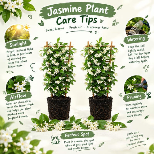 2 Confederate Jasmine Live Plants, Fragrant Flowering Shrubs, 4-6" Tall