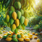 Julie Mango Tree Live Plant Grafted, 2 to 3 Feet Tall in Gallon Pot, Ready to Bear Fruit in 1 Year, Sweet Mango Tree for Planting