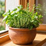 5 Herb Plants Live Assortment 4-7 Inches Tall, Fresh Culinary Herbs for Garden, Patio Pots and Indoor Use, Rosemary, Basil, Mint, Lemon Balm or Other Assorted Herbs
