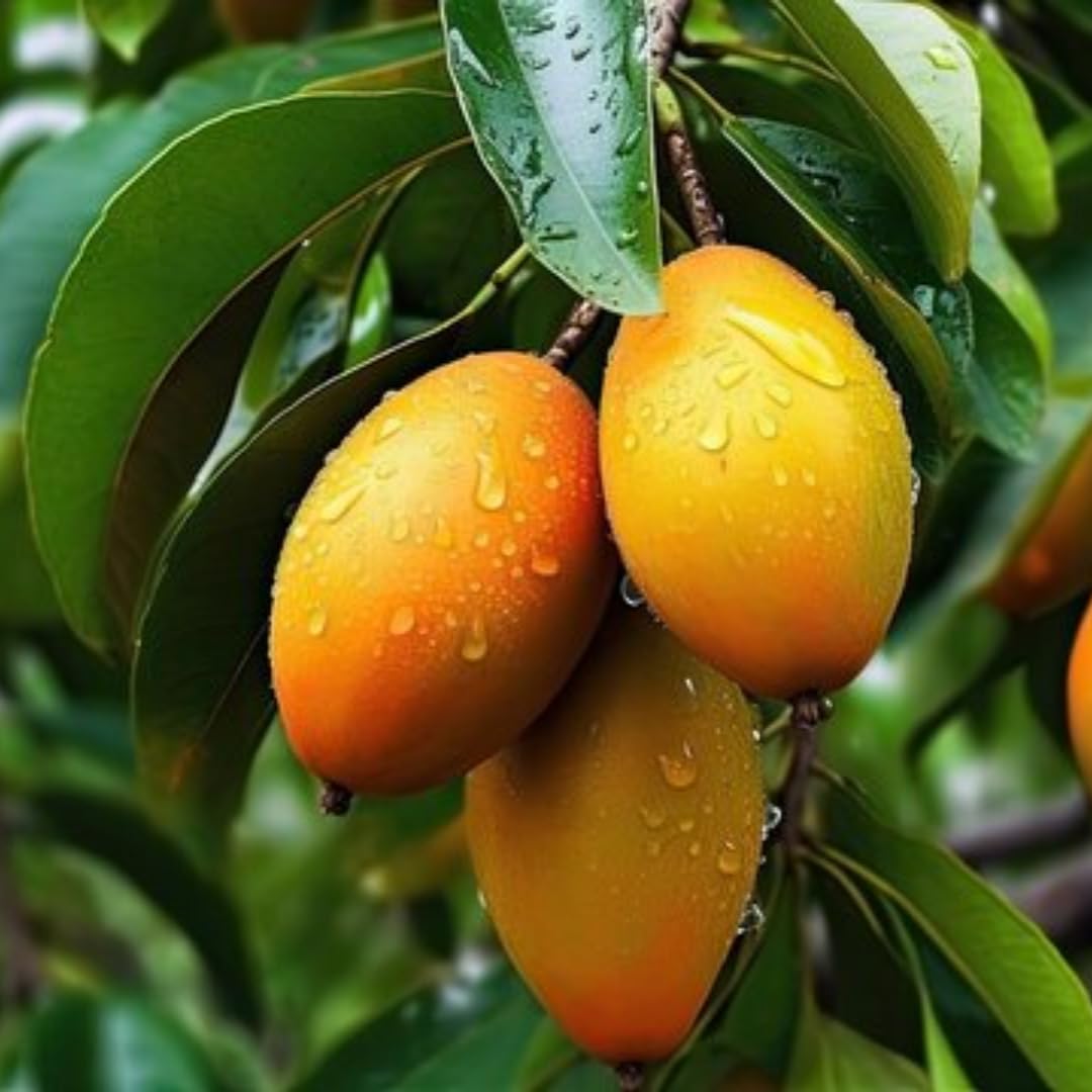 Yellow Sweet Mango Tree Plant, 7 to 10 Inc Mango Tree Live Plant, Live Mango Tree for Planting Outside