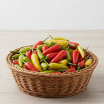 Red Pepper Plants Live, Hot Pepper Seedling from 4 to 7 Inches Tall, Easy for Planting Year-Round, 2 Plant Per Pot, Zones 9-11