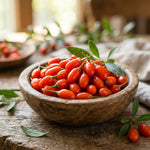 Live Goji Berry Plant, Sweet Goji Berry Plants, 4-6 Inches Tall, Edible Berry Shrub for Backyard Gardens, Patios and Home Growing