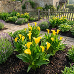 Calla Lily Bulbs for Planting, Calla Lily Bulbs, Vibrant Summer Blooming Flowers for Garden and Patio Planting (Yellow Calla Lily Bulbs (Set 3))
