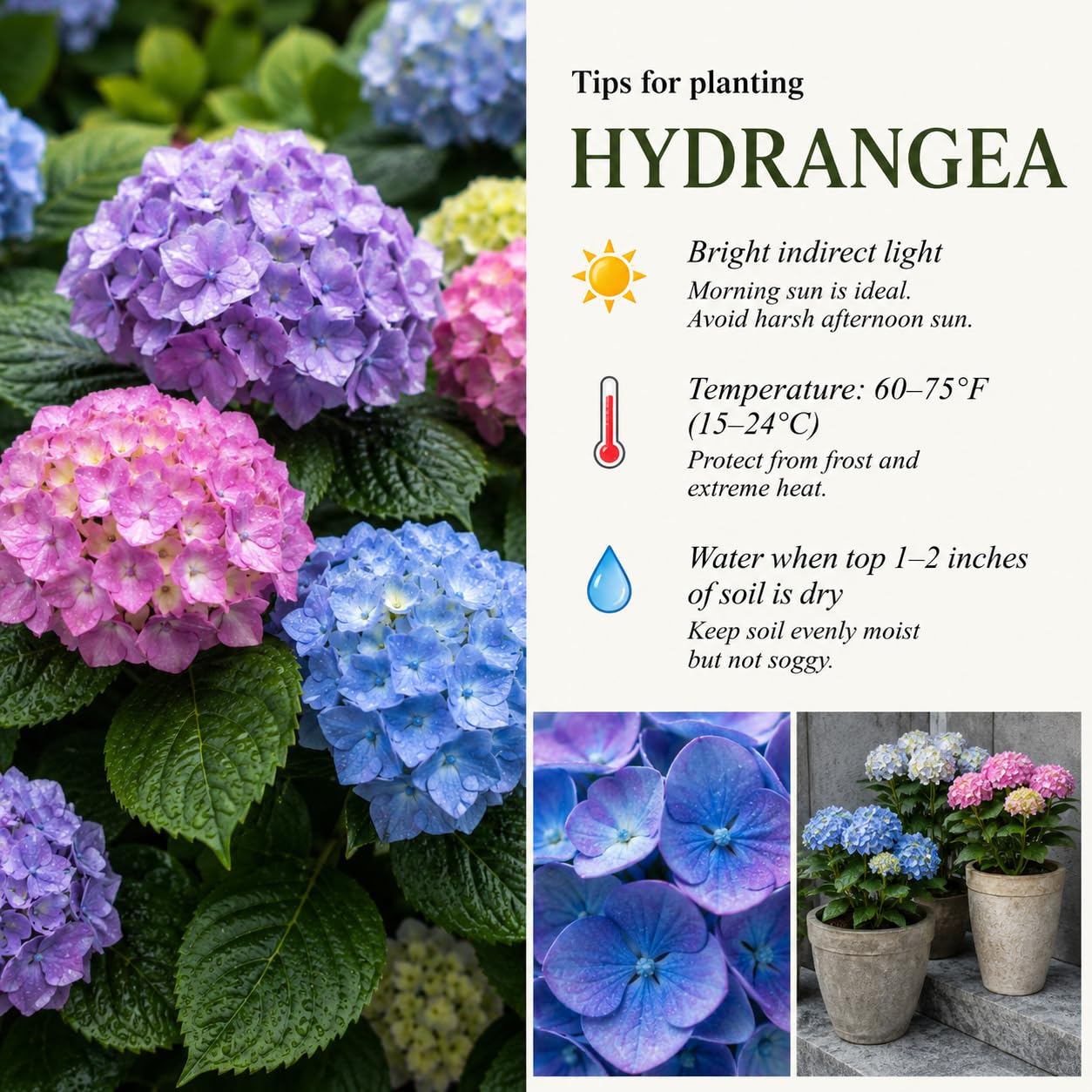 2 White to Pink Hydrangea Bushes Live Plants, Well Rooted, Dormant Hydrangea Tree Shrub 4-7 Inches for Planting