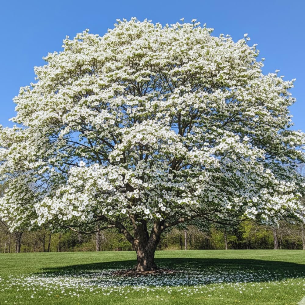 White Dogwood Tree Live Plant, Flowering Dogwood Tree, 6 to 12 Inches in Height