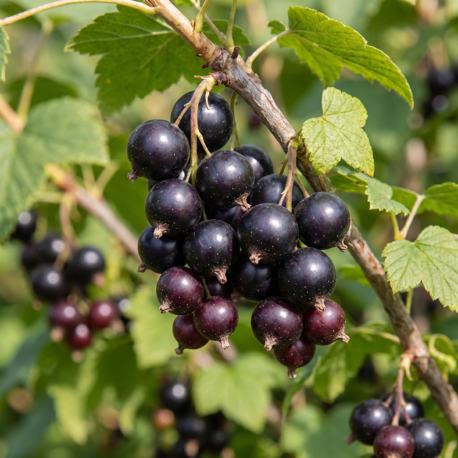 Black Currant Plant Live for Planting, Black Currant Berry Plant Live, 6-12'' Tall, Edible Berries for Planting