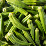 Okra Plants Live in One Pot, 3-5 Inch Tall, Live Okra Plant, Vegetable Plant Outdoor Garden, Well Rooted Seedling
