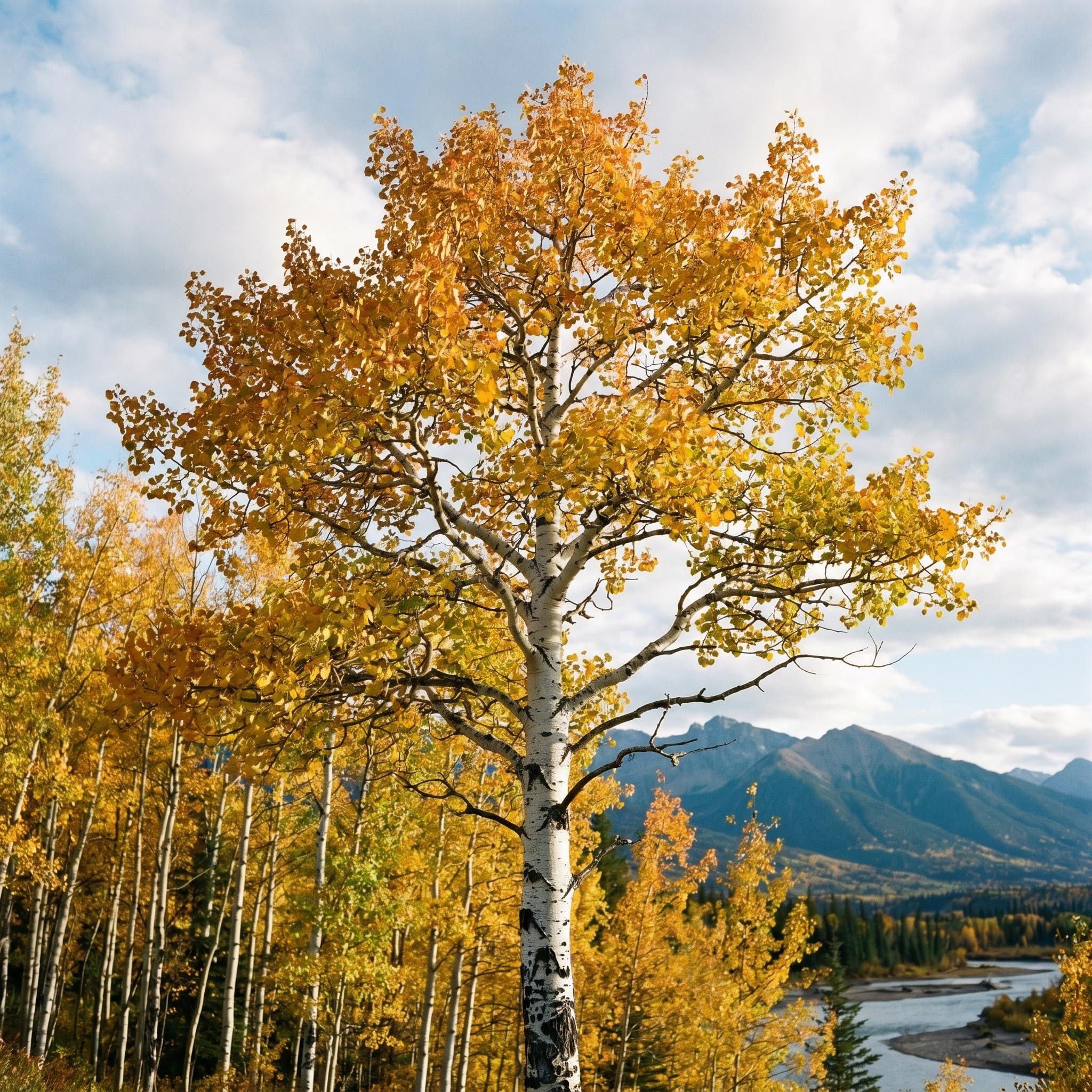 Quaking Aspen Tree Bare Root Seedlings 18-24 Inches Tall, Hardy Tree for Yard, Garden, and Landscaping