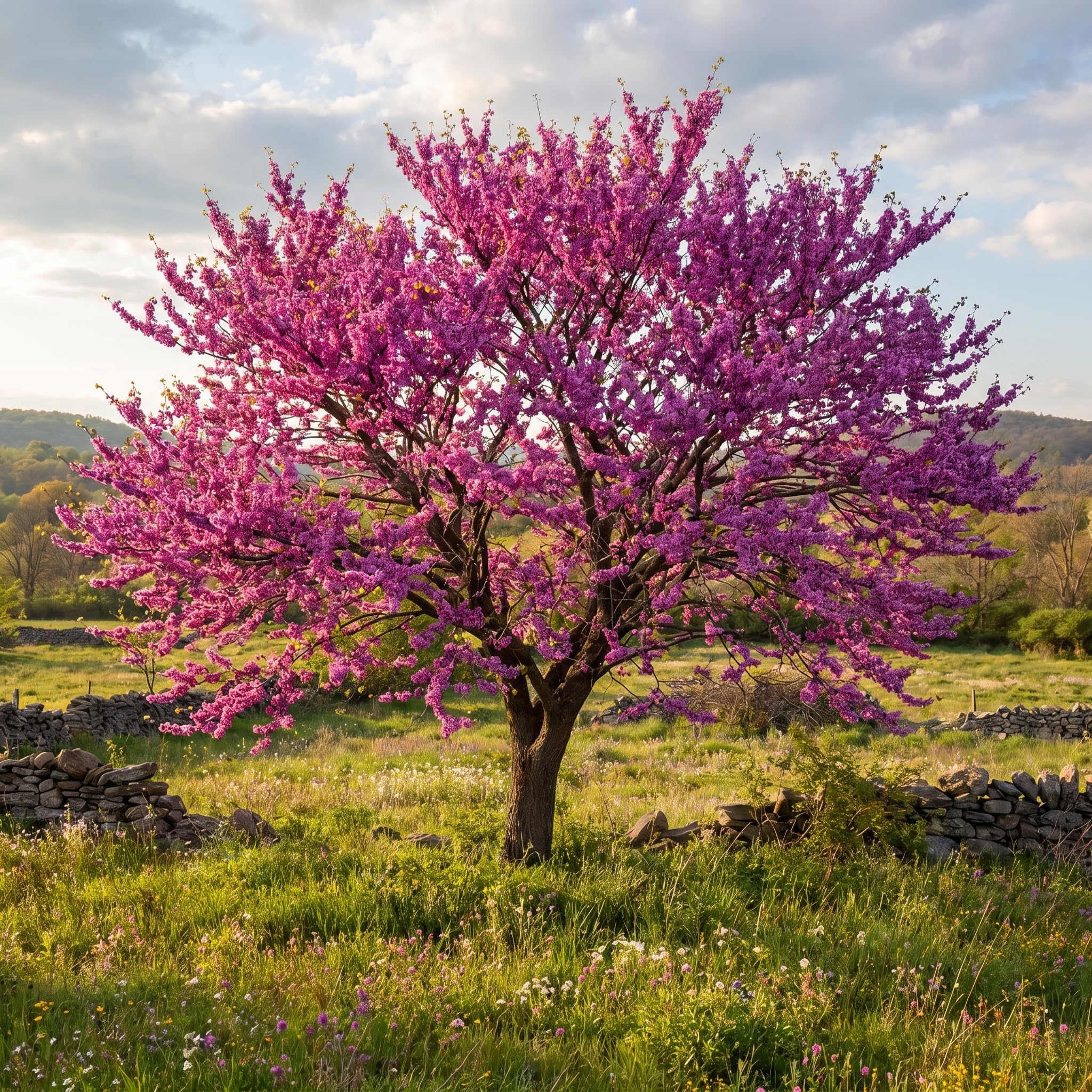 Eastern Redbud Tree Live Plant 6-10 Inches, Red Bud Tree Seedling, Ready to Grow Outdoor Garden, Dormant Redbuds